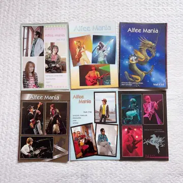 Alfee Mania 112~117 6권 세트 뉴스레터 THE ALFEE