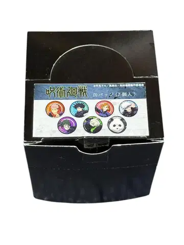 3 주술회전 캔뱃지 BOX