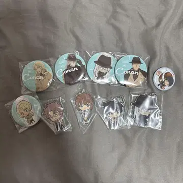 코난 캐릭터 캔뱃지 8개 세트