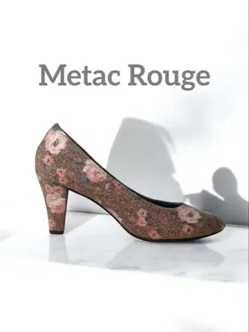 Metac Rouge 새상품급 꽃무늬 하이힐 펌프스 귀여움