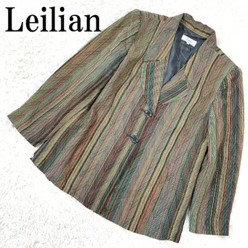 Leilian 레리안 테일러드 자켓 스트라이프 9 B741