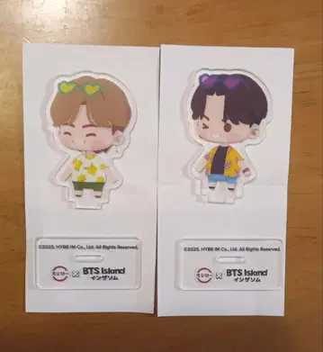BTS 인더스키로 아크릴 스탠드 2개 세트