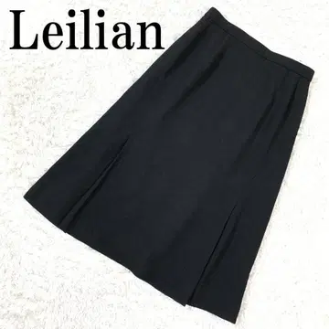 Leilian 레리안 A 라인 스커트 블랙 11 B743