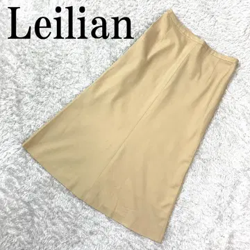 Leilian 레리안 A라인 스커트 베이지 11 B744
