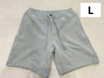 Lululemon 남성용 숏 팬츠 그레이 L 반바지 맨투맨