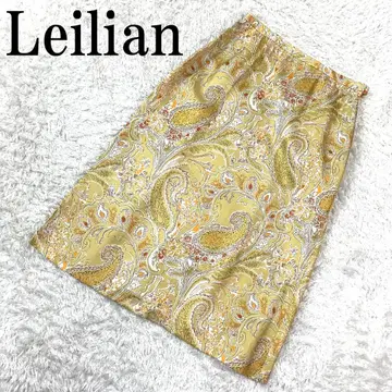 Leilian 레리안 A 라인 스커트 실크 100% 13 B746