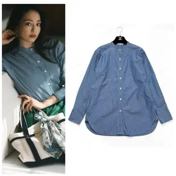 24ss 23KU CANCLINI 밴드 카라 셔츠 38