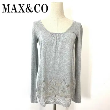 MAX&CO 맥스앤코 튜닉 티셔츠 그레이 S B750