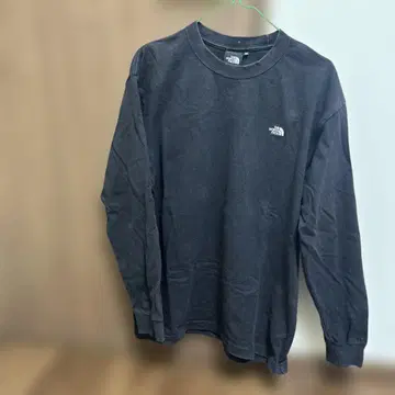 THE NORTH FACE 블랙 긴팔 티셔츠 M