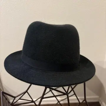Borsalino 블랙 울 햇 M 사이즈