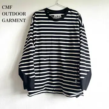 CMF outdoor garment comfy 보더 롱 T 셔츠 네이비