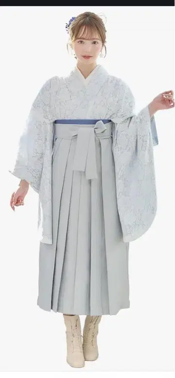 여성용 졸업식 하카마 세트