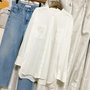 [ 새상품급 ] iCB *라이크어우븐 밴드 카라 티셔츠