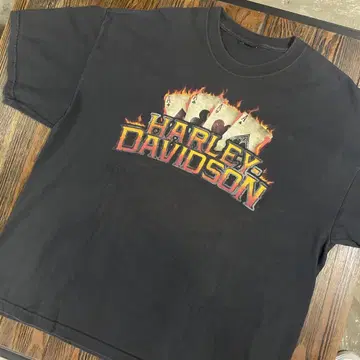 HARLEY DAVIDSON 블랙 티셔츠