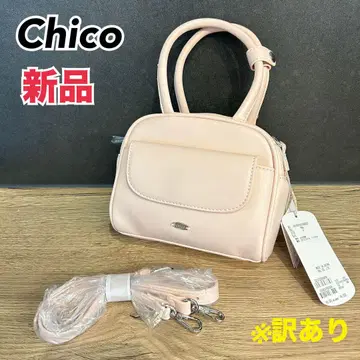 새상품 Chico 후즈 후 치코 미니 핸드백 숄더백 핑크