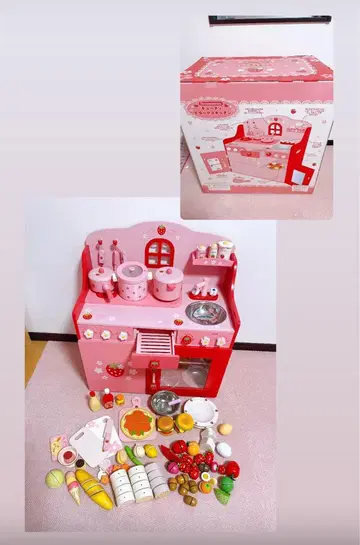 마더 가든 야생 딸기 소꿉놀이 큐티 디럭스 주방
