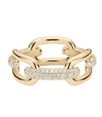 다니엘 웰링턴 CRYSTAL LINK RING 골드 16호