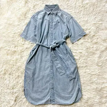 폴로 랄프 로렌 데님 반팔 셔츠 원피스 2