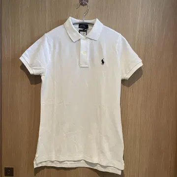 여성용 POLO Ralph Lauren 화이트 폴로 셔츠 흰색 S
