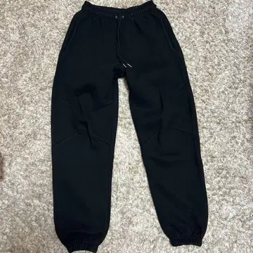 PURE 블랙 조거 팬츠 M
