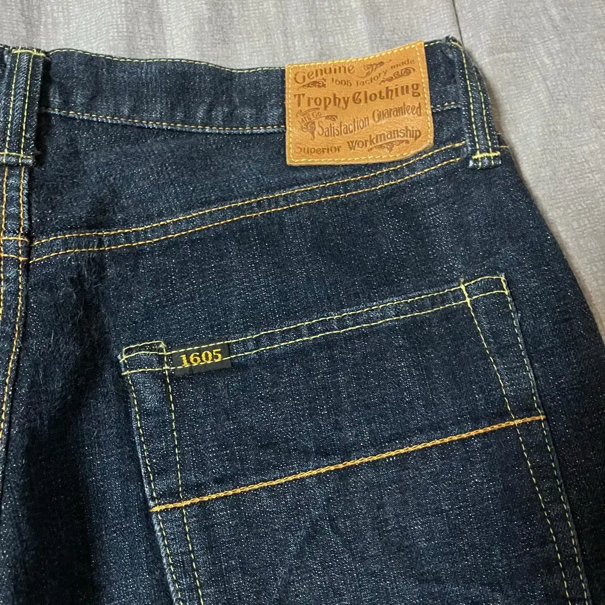 32] Trophy Clothing 1605 Standard Dirt Denim #트로피클로딩