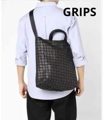 GRIPS 그립스 SIN TOTE 소가죽 캔버스 A4 2WAY 백