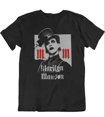 Marilyn Manson T셔츠 블랙
