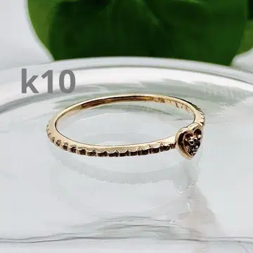 NOJESS 노제스 k10 하트 핑키링 골드 다이아 5호