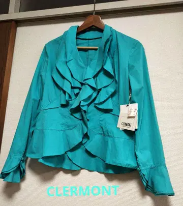 택 포함 새상품 CLERMONT 터콰이즈 블루 봄/여름 자켓 38 사이즈