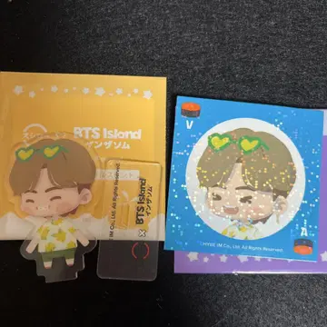 BTS Island 아크릴 스탠드 스시로 스티커 테테 V