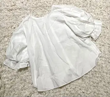 내추럴 꾸뛰르 프릴 소매 블라우스