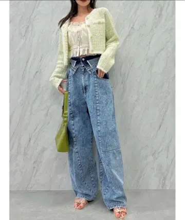 dazzlin 더즐린 커브 라인 데님 팬츠 S 사이즈