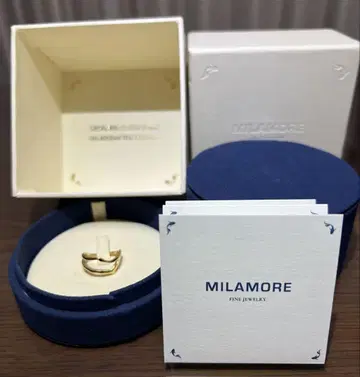 MILAMORE 2줄 반지 금제
