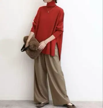 JOURNAL STANDARD relume 2 플리츠 와이드 트라우저
