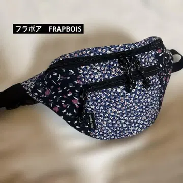 FRAPBOIS 플라보아 꽃무늬 패턴 바디백 새상품급 경량