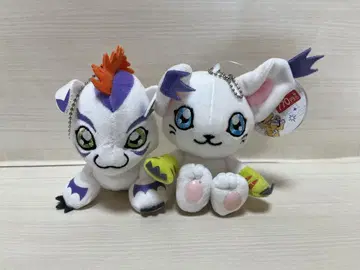 디지몬 어드벤처 디지몬 봉제 인형 키링 테일몬 고마몬