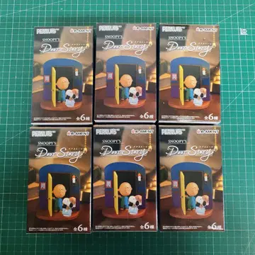 리멘트 Snoopy's Door Story 피규어 6개 세트