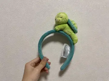 상하이 디즈니 올멜 카메 봉제 인형 머리띠