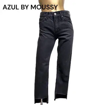 AZUL BY MOUSSY 컷오프 스트레이트 데님