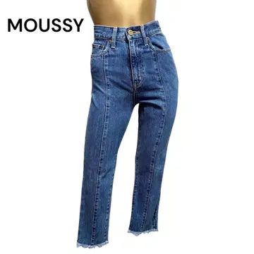 MOUSSY 센터 탭 슬림 스트레이트