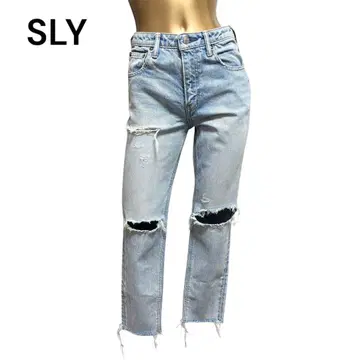 SLY JEANS CLIFF JW CRASH ANKLE SLIM