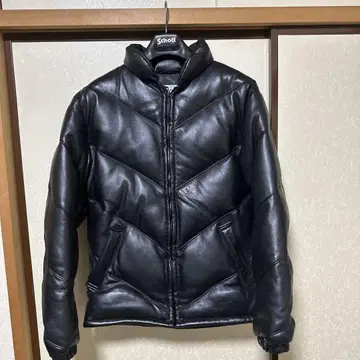Schott 블랙 다운 자켓 36