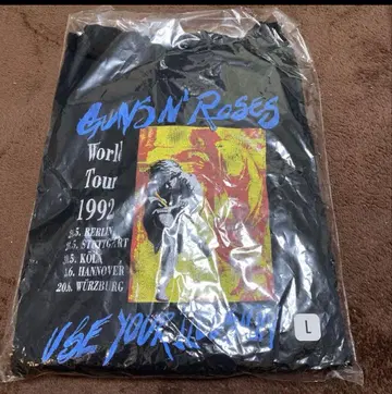 GUNS N' ROSES 1992 투어 후디 L 사이즈 HMV 한정판