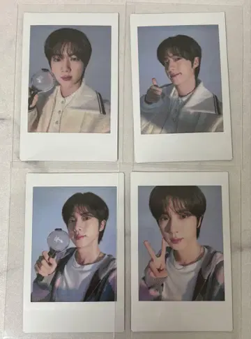 RUNSEOKJIN IN JAPAN 인스턴트 포토 카드 4장 세트