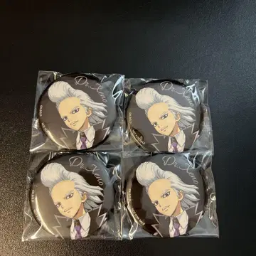 Dr.STONE DVD 4th SEASON 혜택 캔뱃지 제노 4개 세트