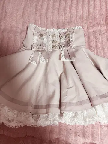 LIZLISA 리본 볼륨 플레어 스커트