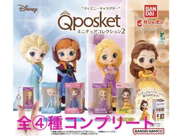 디즈니 Qposket 미니어처 컬렉션 전 4종 컴프 세트
