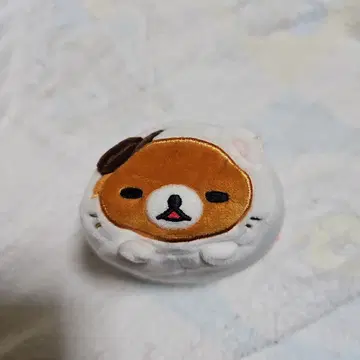 고양이 얼굴 봉제 인형 공 체인 포함