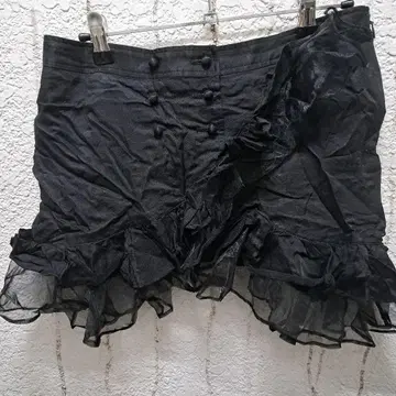 alice auaa 블랙 미니 스커트 프릴