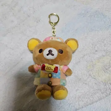 리락쿠마 패치워크 봉제 인형 마스코트